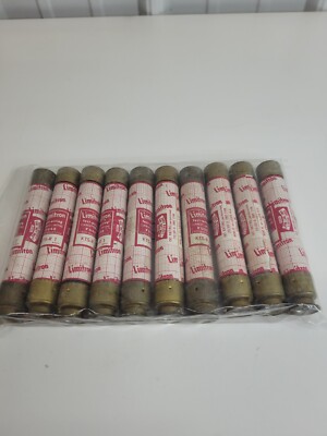 BUSSMANN LIMITRON 1A 600V RK1 FUSES KTS-R-1 LOT OF 10 NEW OLD STOCK i9