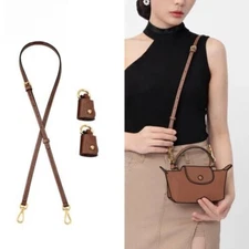 Punch-free adjustable bag strap for Longchamp Le Pliage mini bag accessory