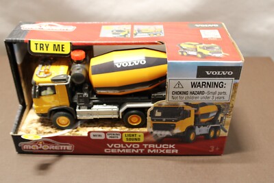 Majorette Volvo Truck Cement Mixer Metal Lights  Sound Factory Sealed Simba Toys
