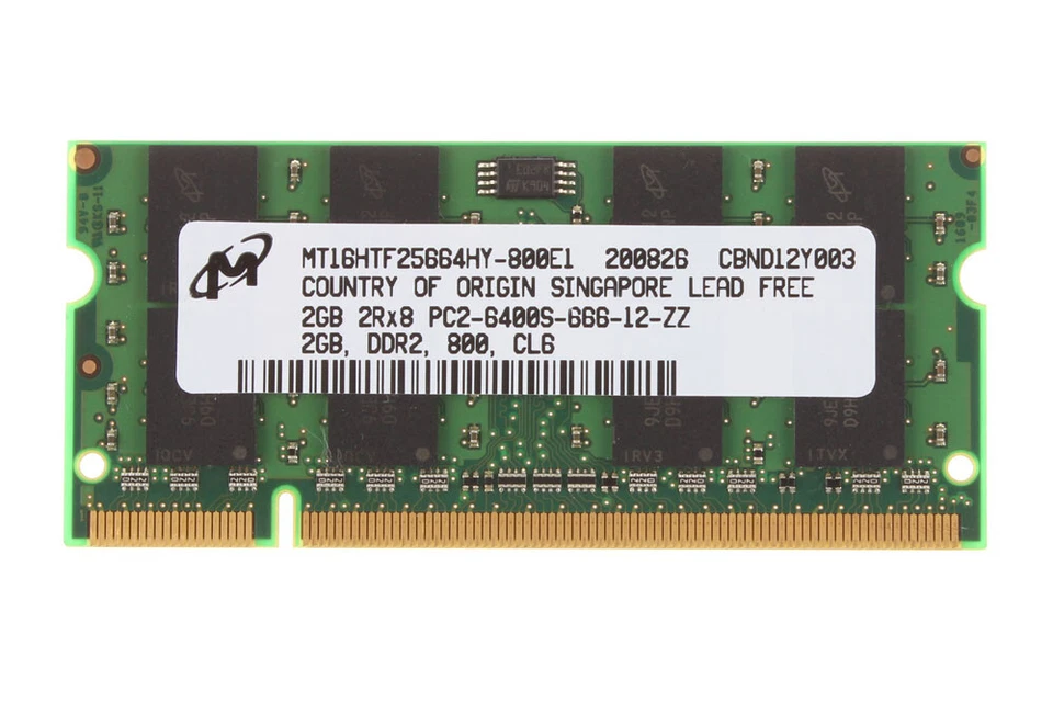 Micron DDR2 RAM 2 GB 4 GB 8 GB 800Mhz PC2-6400 200pin SODIMM Laptop Memory Lot - Image 2 of 4