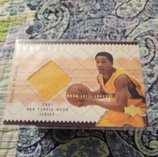 Tyronn Lue Upper Deck 2001 Nba Finals Worn Jersey Card