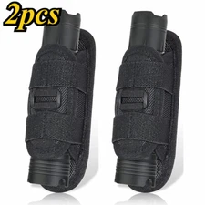 2Pack 360 Degrees Rotatable Flashlight Pouch Flashlight Set Holster Torch Bag US