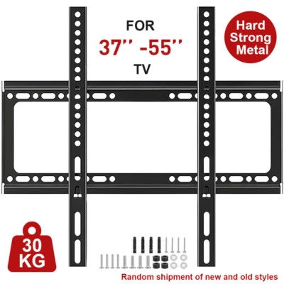 TV WANDHALTERUNG LCD LED 3D FERNSEHER SCHWARZ FÜR 32-60 ZOLL TV BIS ZU 50KG