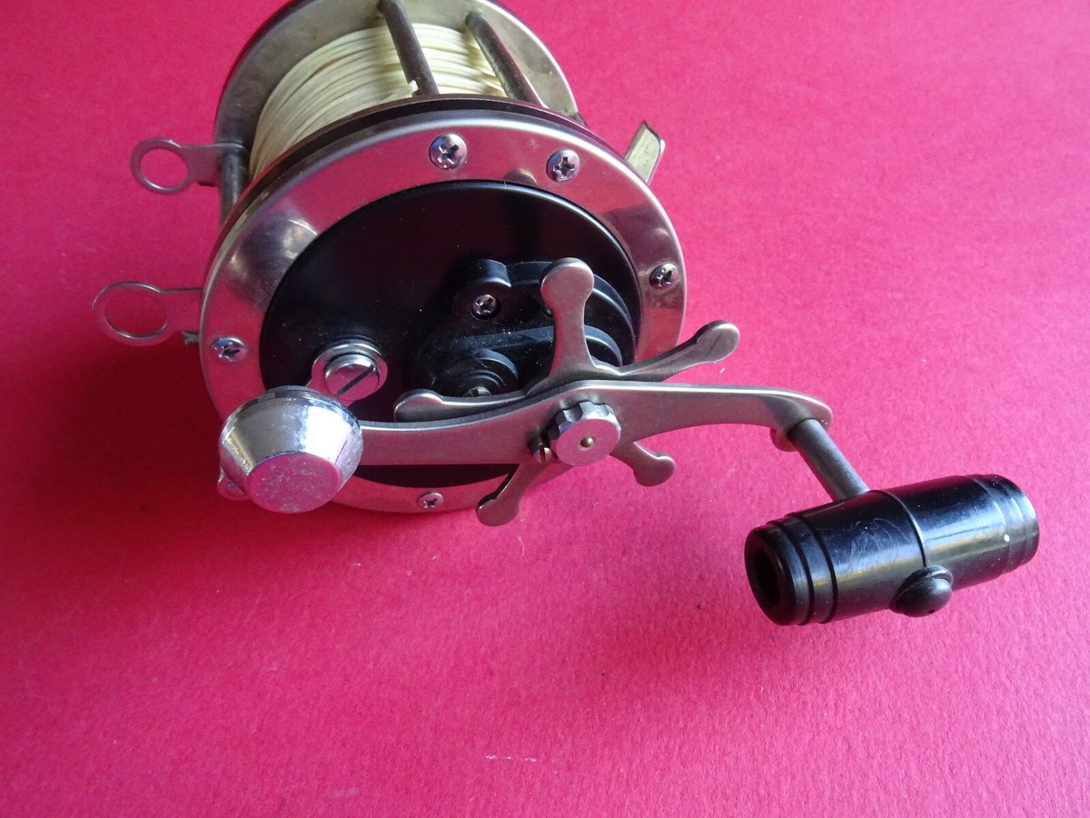 Moulinet Multiplicateur Vintage Winfield International 50 - Pour Pêche Mer Lourde, Occasion Très Bon état