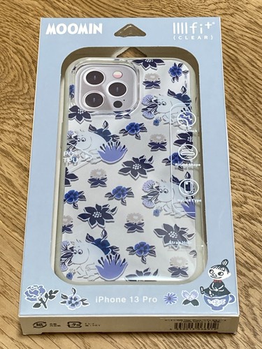 Custodia Gourmandise iPhone 13 Pro 6.1 Moomin IIIIfit Moomin trasparente MMN-54C grigio - Foto 1 di 4