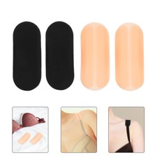 2 Pairs bra strap dents protector Silicone Shoulder Pads Bra Clips for Straps