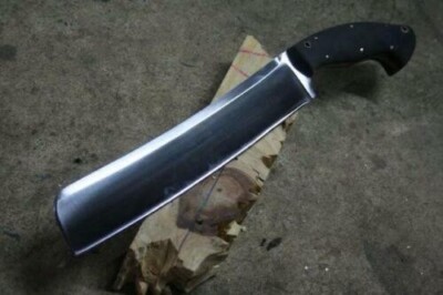 BEAUTIFUL CUSTOM HANDMADE 17'' HIGH CARBON STEEL HUNTING CHOPPER WITH SHEATH