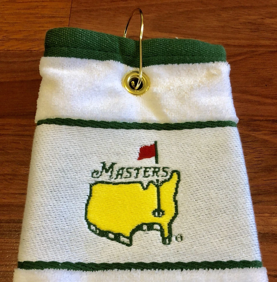 NOVA Toalha de Golfe Masters Branca de AUGUSTA NATIONAL - Envio Rápido - Imagem 2 de 3
