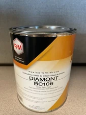 Diamont RM BASF Automotive Paint BC106 White Satin Mica Quart