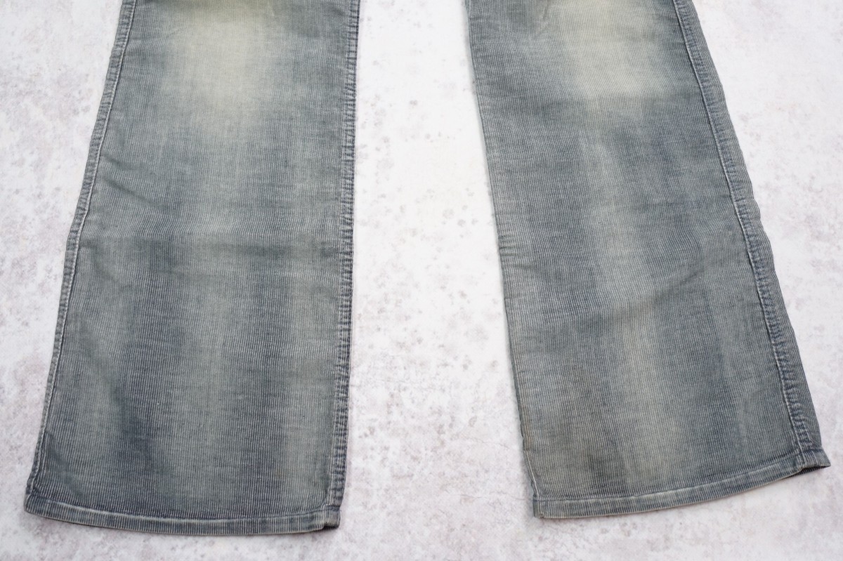 DIESEL ZATHAN RAVIX 00139 139 CORDUROY JEANS BOOTCUT W30 L31 30x31