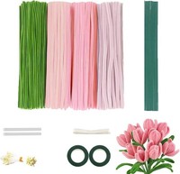 523 StüCk Pfeifenreiniger Blumen Set, Pfeifenputzer Zum Basteln,
