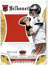 MIKE GLENNON 2013 CROWN ROYALE ROOKIE SILHOUETTES RETAIL #28 063/199
