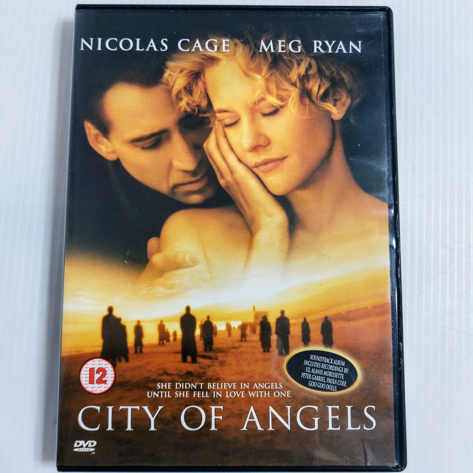 City of Angels DVD 1998 Nicolas Cage Meg Ryan Romantic Drama Film PAL Region 2