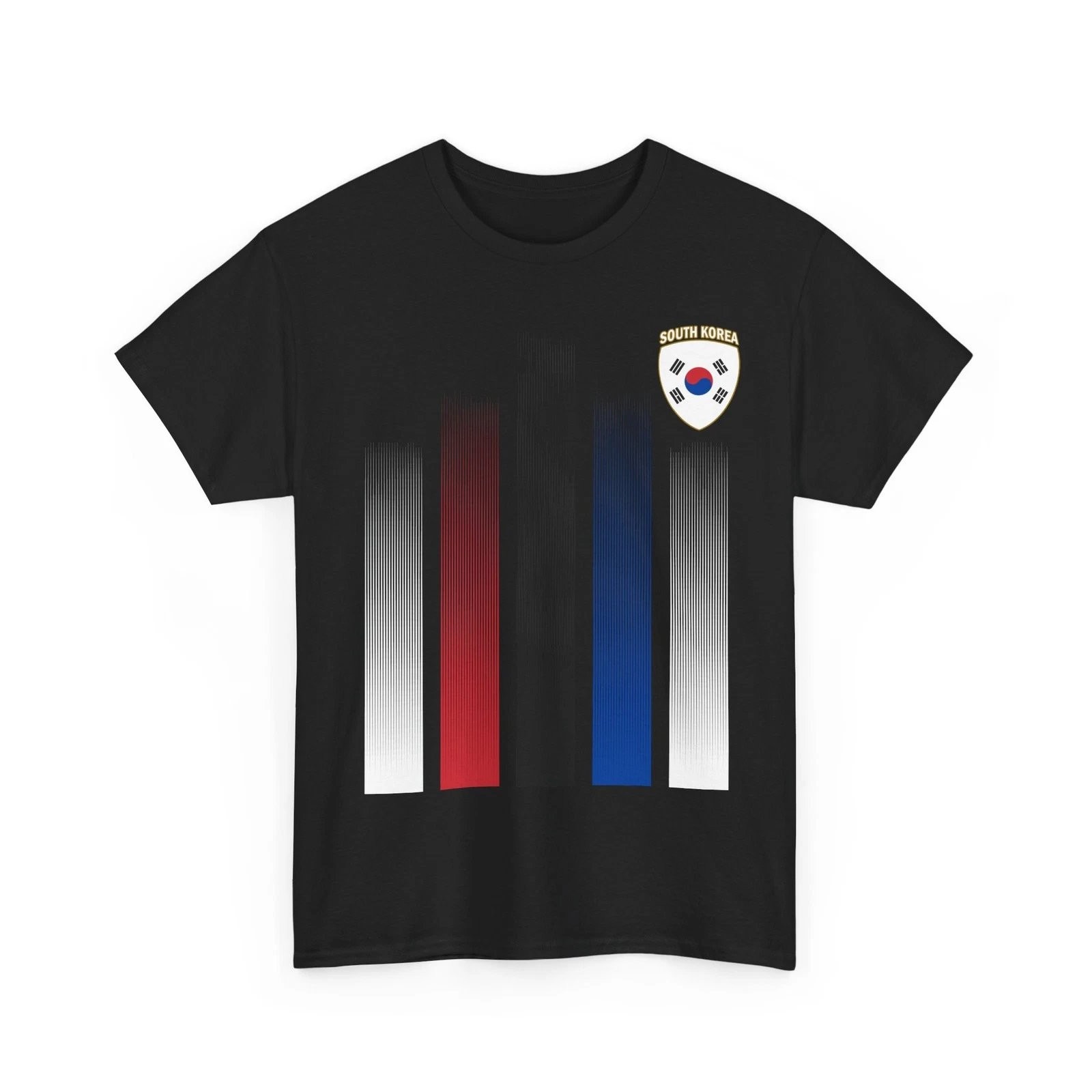 South Korea Retro Soccer T-Shirt Korean Flag 2026 Jersey Style Mens Graphic Tee