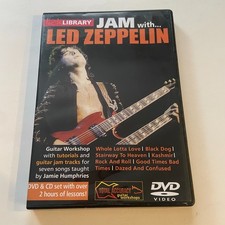 Lick Library: Jam With Led Zeppelin 2 DVD Set 2007 Guitar Workshop Jimmy Page