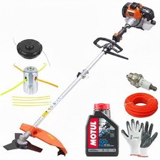 DECESPUGLIATORE A SCOPPIO 52CC TAGLIAERBA RASAERBA TAGLIABORDI PER GIARDINAGGIO