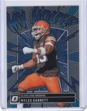 MYLES GARRETT 2024 Donruss Optic MY HOUSE #3 CLEVELAND BROWNS Texas A&M