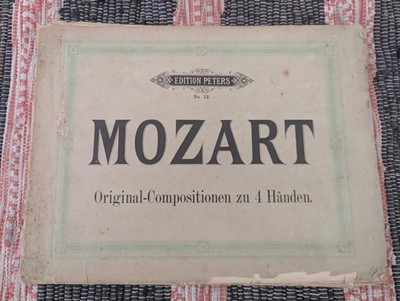MOZART - ORIGINAL COMPOSITIONS FOR PIANO 4 HANDS - REV. ROITZSCH - PETERS