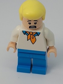 Lego Scooby-Doo Minifigure Fred Jones 75902 (scd008) *damaged*