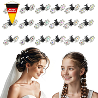 Kleine Haarspangen Damen MäDchen Strass Blumen Haarclips Haarklammern FüR Hochze