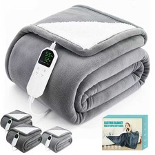 Electric Heated Blanket 8 Heat Settings Digital Washable electric blanket
