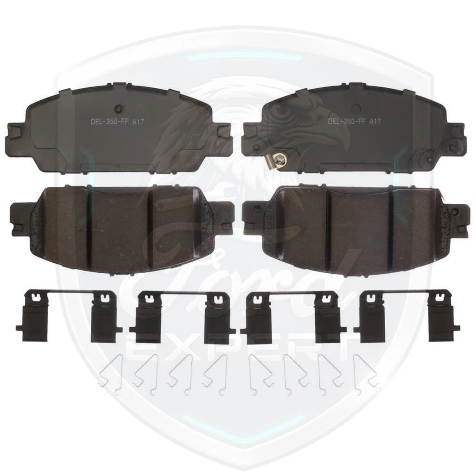 Комплект керамических передних и задних тормозных колодок ACDelco от оригинального производителя для Honda Accord 2,4 л 2016-2017 годов выпуска - Изображение 3 из 4