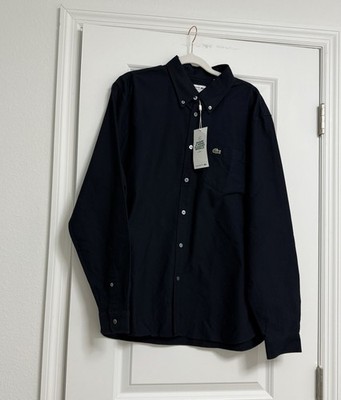 lacoste men's dress shirt Men's Regular Fit Short Sleeve Shirt - Button Down Shirts - New In 2026
