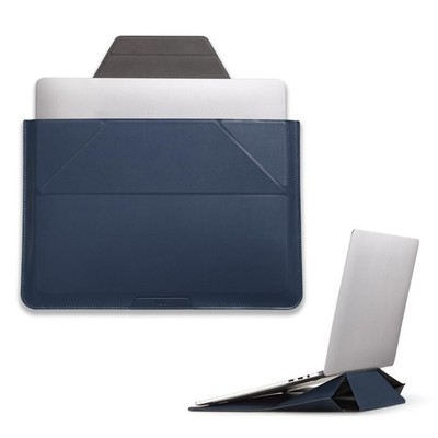 MOFT Laptop Carry Sleeve, 2-in-1 Bag & Stand for 13 inch, Deep Blue 