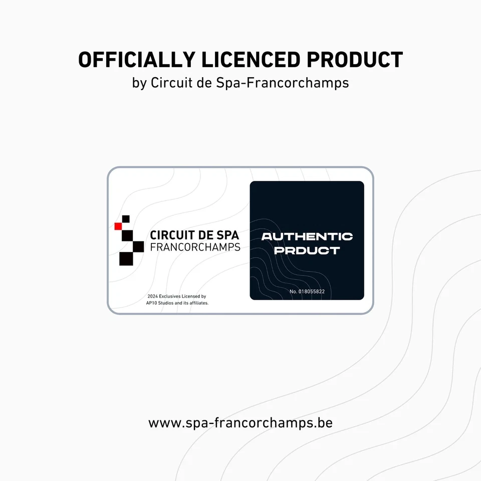 3D Poster Spa-Francorchamps – Motorsport Rennstrecke – Geschenk Weihnachten - Bild 3 von 4