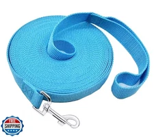 SALO Nylon Training Dog Leash for Small Medium Large Dogs, 3/4 Inch Wide, 20f