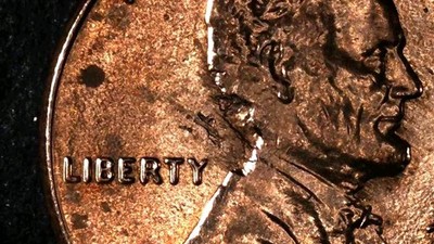  2019 Lincoln Shield Cent Major Strike Thru On Lincoln's Neck  Must See Pics