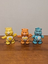 Vintage Care Bear Figures 3.5" 1980s Lot Of 3 Friendship, Bedtime, Funshine