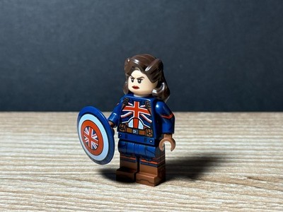 LEGO Marvel Super Heroes Captain Carter Series 1 Minifigure with Shield colmar10