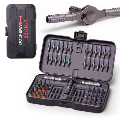 66 in 1 Magnetic Screwdriver Set, Magnetic Ratchet Screwdriver Set with Multi...