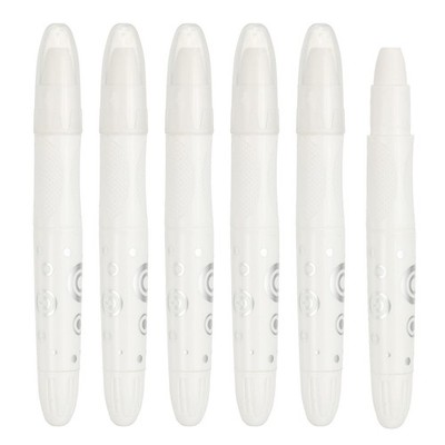 6 Pack Watercolor Gel Crayon for Coloring White