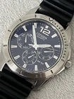 Citizen Mens Blue Dial Vintage Watch Diver Strap 100M Silver Stainless Steel