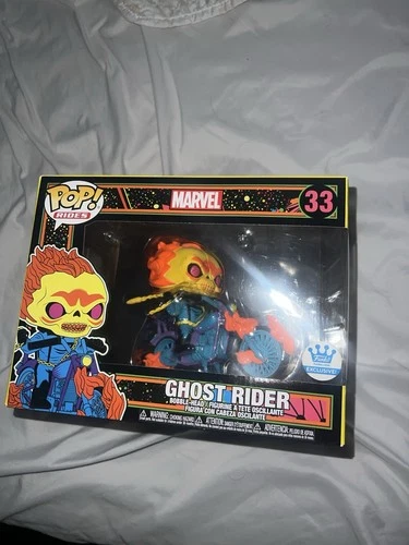 Funko Pop Ghost Rider Blacklight Marvel Funko Shop Exclusive