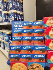 OREO REESE'S Peanut Buttery Creme Chocolate Sandwich Cookies, Limited...