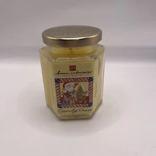 Vintage Home Interiors Christmas Candy Cane Candle Jar Candles Santa