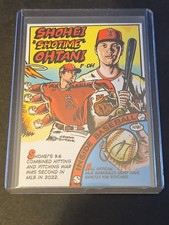 2023 Topps Archives Comic Card SHOWTIME Insert #79TC-1 SHOHEI OHTANI Angels