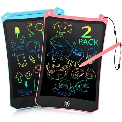 EooCoo Toddler Toys, LCD Writing Tablet for Kids 2 Pack, 8.5 Pink&Blue 