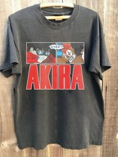 Akira Anime T shirt Rare Anime Manga Basic style Charcoal Unisex Cotton