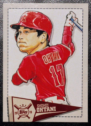 2019 Topps Big League Shohei Ohtani #SCR-SO Star Caricature Reproductions Angels
