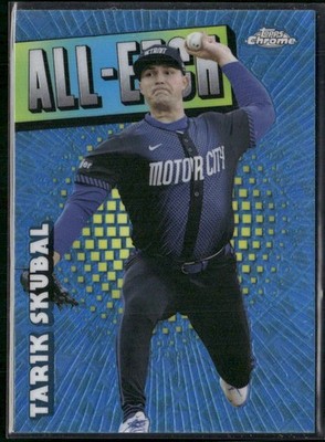 2025 Topps Chrome Logofractor Edition #CAE-16 Tarik Skubal All Etch Refractors