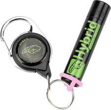 CLIPPER AUSTRIA HYBRID CLOOP PINK LIGHTER LEASH RETRACTABLE 60CM CORD w. KEYRING
