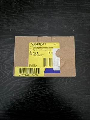 #ad *NEW* Square D QOB215GFI 2P 15A Double Pole GFCI Bolt On Circuit Breaker $180.00