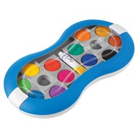 Pelikan Deckfarbkasten Space Blau Mit 12 Farben + 1 Tube Deckweiß Malkasten