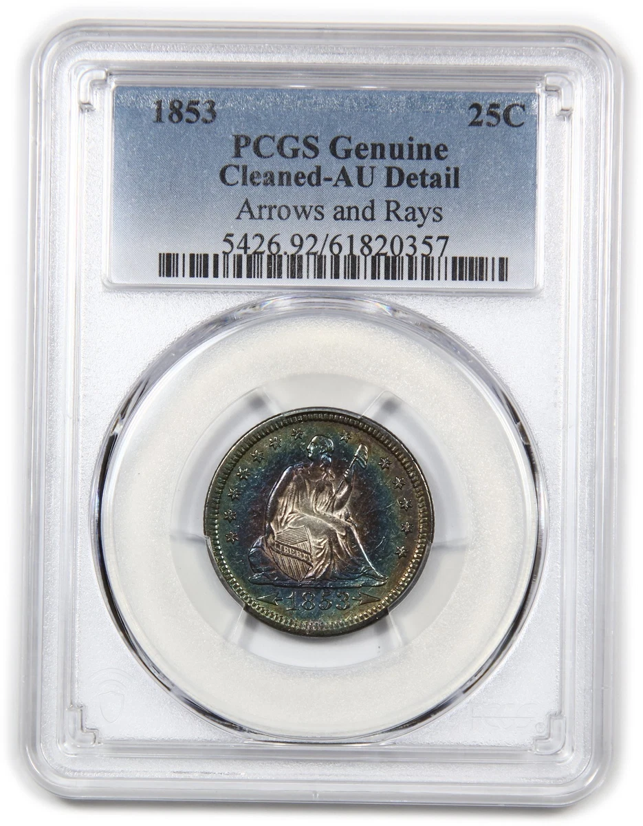 1853 Year Seated Liberty US Quarters (1838-1891) for sale | eBay