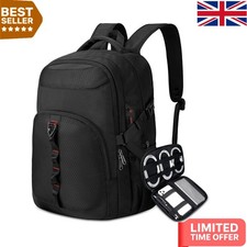 Lightweight 17-Inch Laptop Backpack with RFID Pocket & Tear-Resistant Fabric