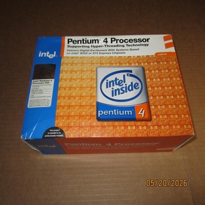 NEW Intel Pentium 4 Processor 550 LGA775 3.40 GHz 800 MHz FSB 1 MB L2 Cache